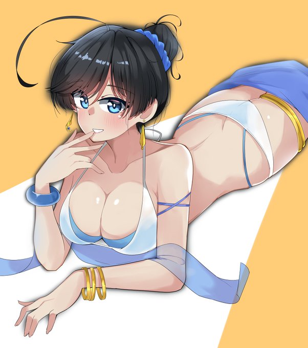 #ガルパン
水着華さん 