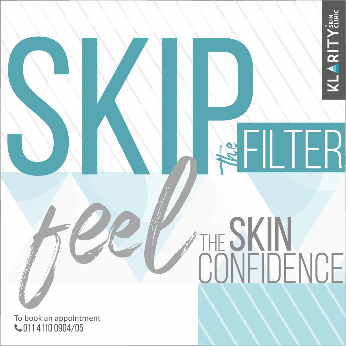 KlarityC's tweet photo. Build your skin confidence by following a regular skincare regime and a monthly professional facial!
#skinconfidence #buildyourskinconfidence #skipthefilter #22pointcovidsafeclinic #beautysip #monthlyfacial #klarityskinclinic #gk2 #newdelhi https://t.co/evn0nijozt