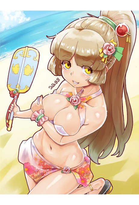 暑中お見舞い申し上げますー
#アイギスお絵かき 