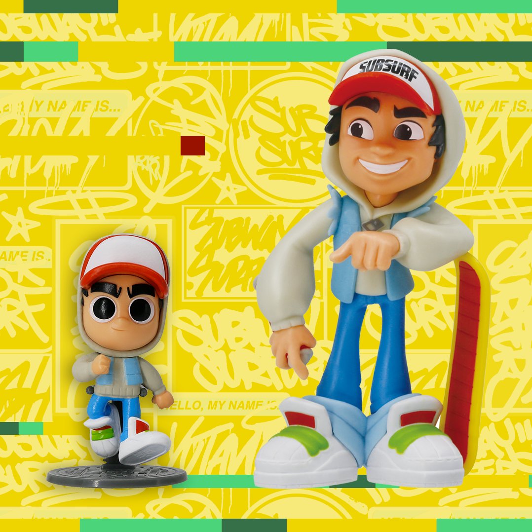 Subway Surfers - Sub Surf Spray Crew - Tricky Action Figure (4) 