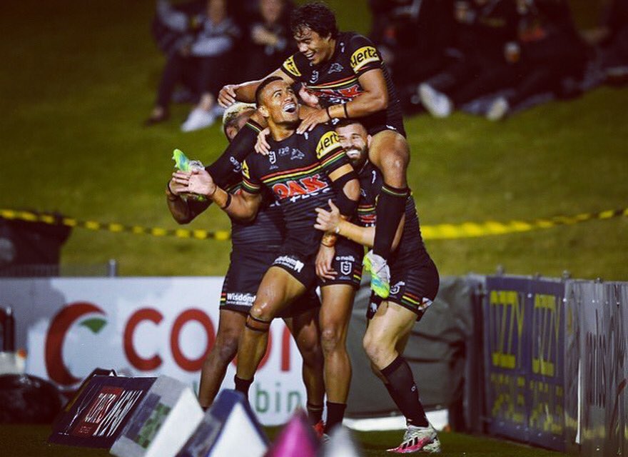 WWWWWWWW

Impressive performance from the  <a href="/PenrithPanthers/">Penrith Panthers 🐾</a>.

A club record nine straight on the offer next Friday against <a href="/NZWarriors/">One NZ Warriors</a>.

#NRLPanthersRaiders