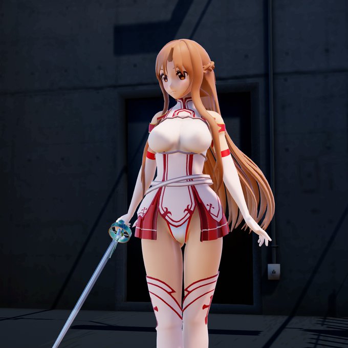 対魔剣士リーファを作ったので
対魔剣士アスナも再度作り直し。
なるべく元のコスを意識しつつ
組み上げていったら
オリジナルと大差無いデザインに・・。
(それでも見せレオタだけは譲らなかった)

これはこれでえっちだけど
対魔忍要素が薄すぎるので作り直し! 