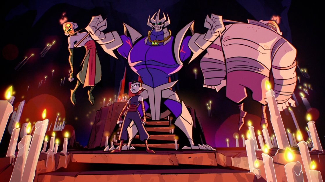I WAS WONDERING WHERE THOSE TWO WERE THIS WHOLE TIME ARE YOU KIDDING ME THEY WERE LITERALLY ON VACATIONcan't really blame recruit for being ticked off tbh #RottmntFinale  #RiseoftheTMNT  #SupportRottmnt  @Nickelodeon  @NickAnimation