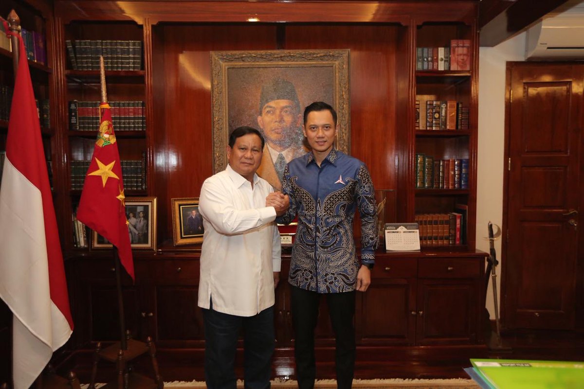 Selamat atas terpilihnya kembali Bapak <a href="/prabowo/">Prabowo Subianto</a> sebagai Ketua Umum <a href="/Gerindra/">Partai Gerindra</a> periode 2020-2025. Semoga sehat dan sukses selalu, dan semoga <a href="/PDemokrat/">Partai Demokrat</a> bisa terus membangun sinergi yang baik dengan Partai Gerindra ke depan.