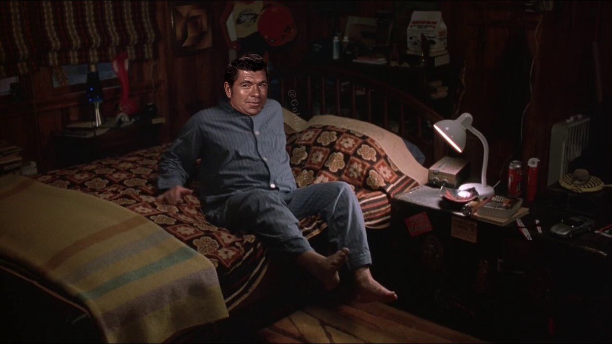  #GoldenGirlsEveryDay Claude Akins on a waterbed