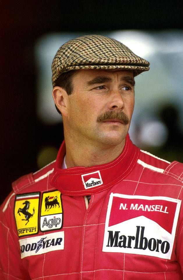 Happy birthday to the legend. 

Nigel Mansell, so uncool that he was actually a little bit cool. 