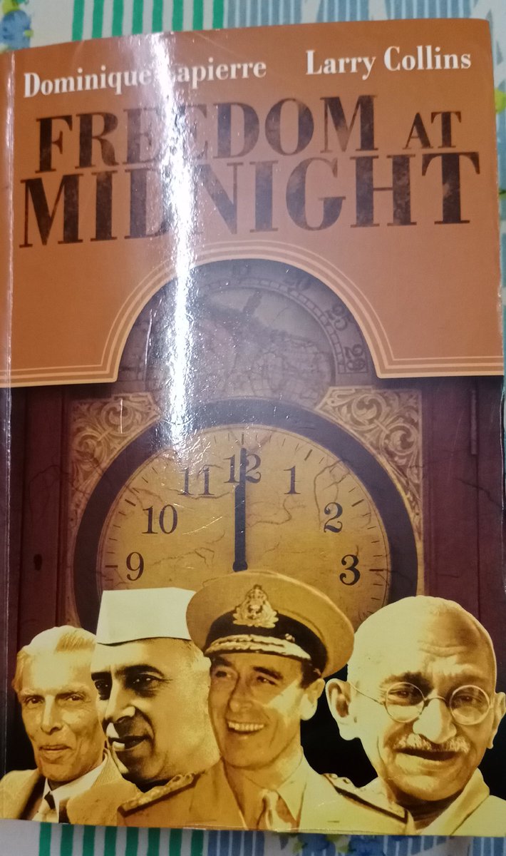 Book 9 of 2020: Freedom At Midnight by Dominique Lapierre and Larry Collins. A great read about the events leading up to India's Independence and the riots that happened during Partition. It spares none - Gandhi, Nehru, Patel, Jinnah. Has quite a few interesting tidbits.