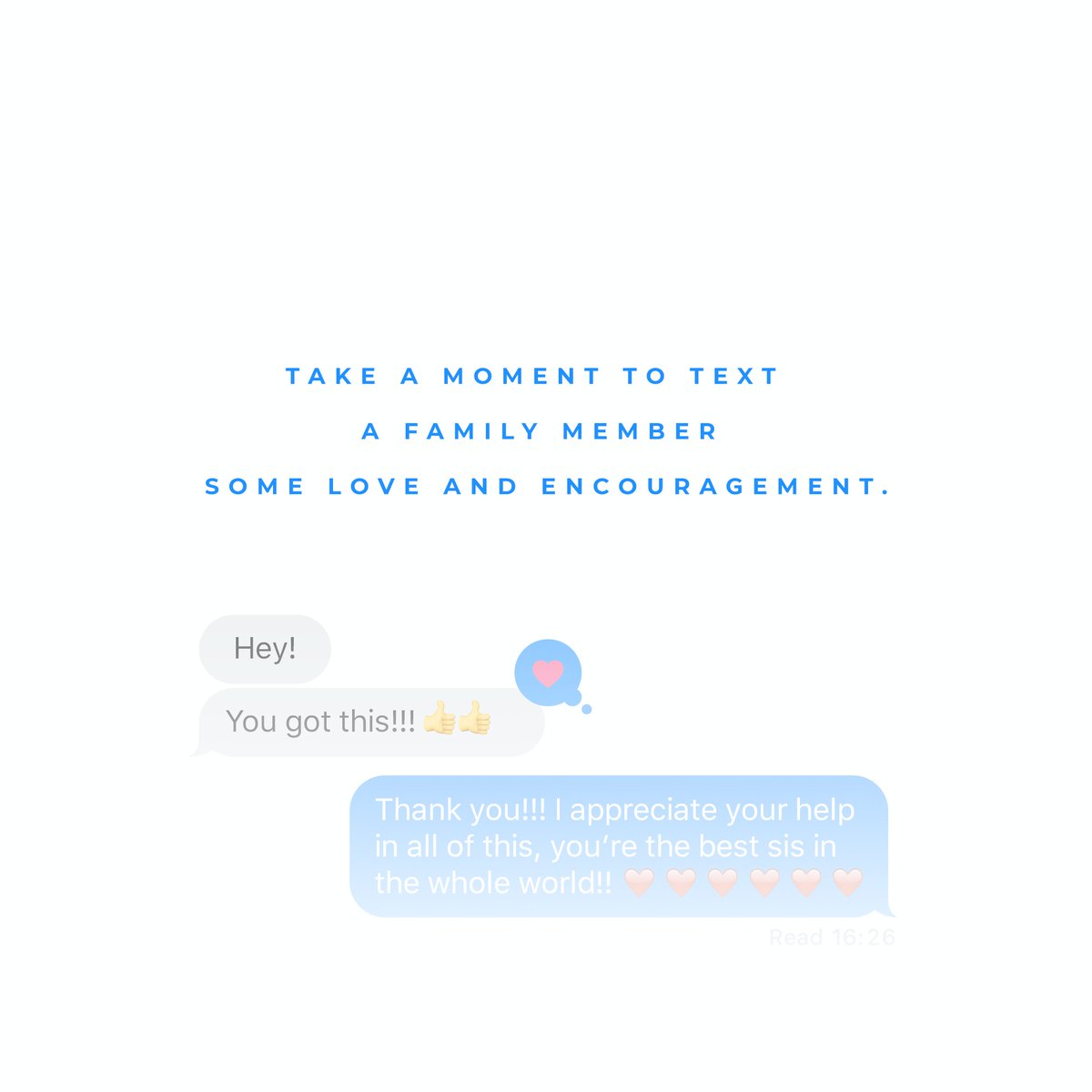 TTNChurch's tweet photo. Take some time today to reach out to a friend or family member who may need it! Your kindness can make an impact! https://t.co/5ySzr6mrxj
