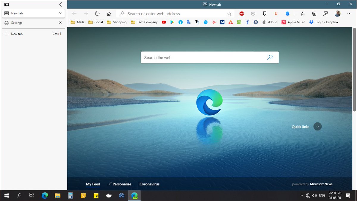 KumarSnehashis's tweet image. Suddenly discovered this new feature in #MicrosoftEdgeDev
