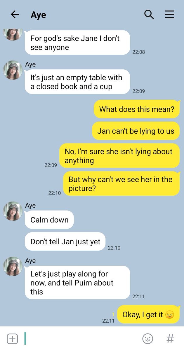 - 35 -Jane  AyeDo you see her?