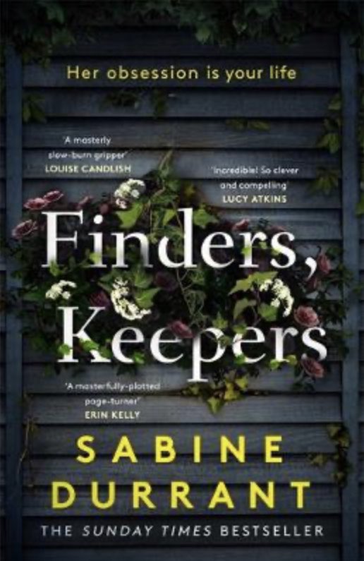 colettemcbeth's tweet photo. Reading @SabineDurrant’s wonderful Finders Keepers, straight off the back of @louise_candlish The Other Passenger makes me rejoice for the writers who improve their craft with every book + the publishers that support them. Longevity serves readers as much as authors. https://t.co/5eoCCrKEwX