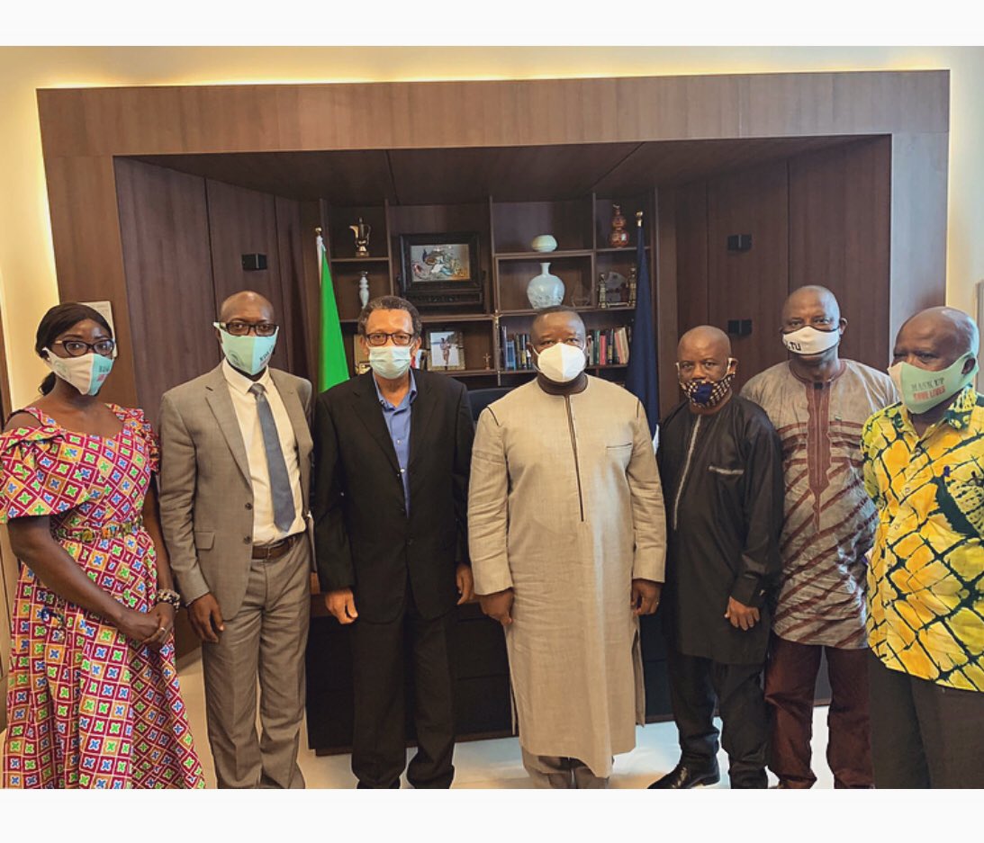 Chairman Totangi &amp; The National Council for Civic Education and Development (NaCCED) today presented the final draft documents of the national civic education (Civics) textbooks to President Dr. Julius Maada Bio at his presidential lodge office in Freetown. <a href="/PresidentBio/">Barram</a>