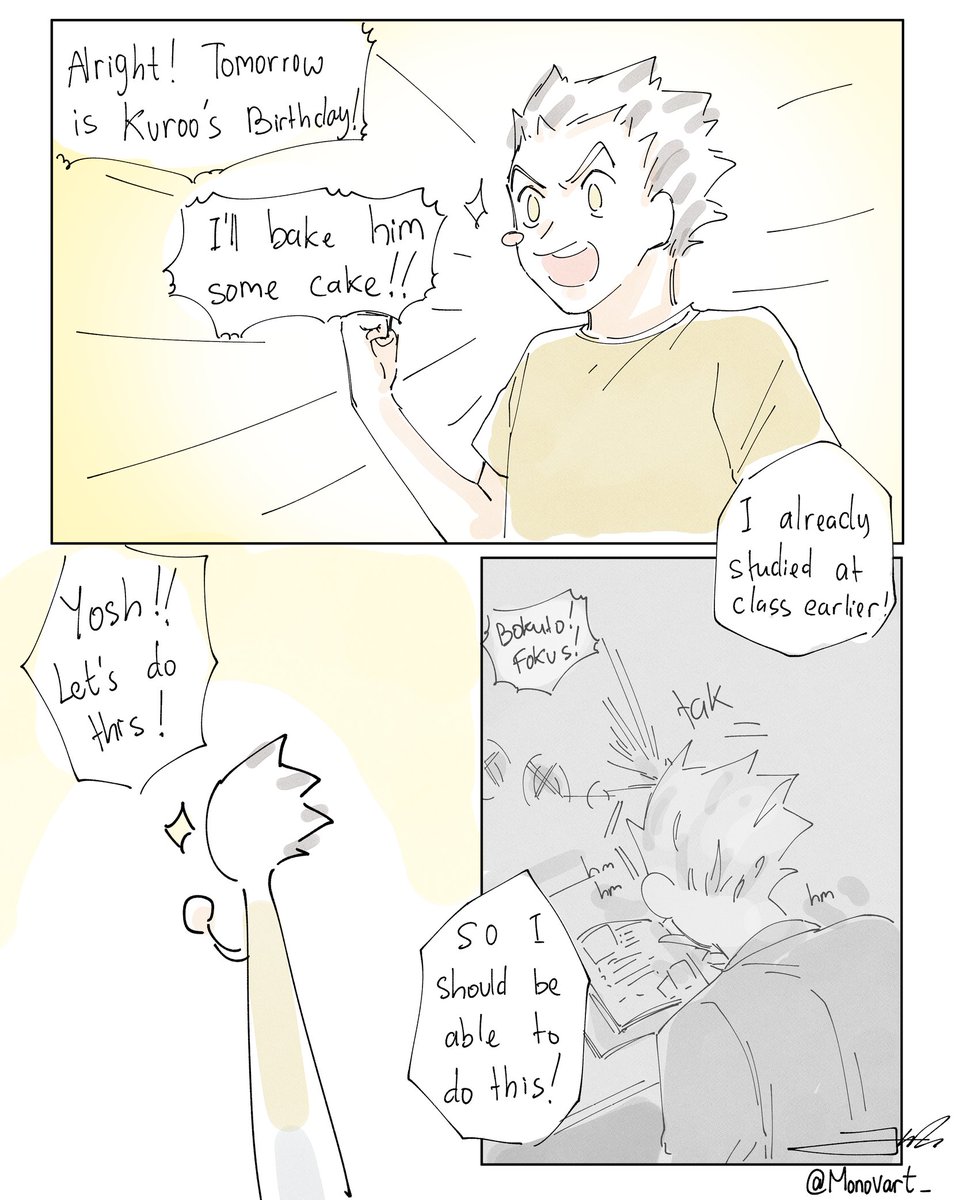 #BokuAkaWeek2020 Day 9 Baking + Fantasy AU! (o˘◡˘o)
(1/3)

#BokuAka 