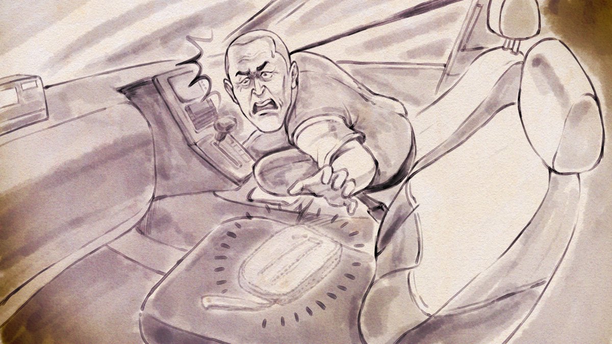 本日放送されたNHK BSプレミアム 
#たけしのこれがホントのニッポン芸能史 
にて描いたイラストです。
タクシー運転手のホラー体験などで描きました。
ありがとうございました。 