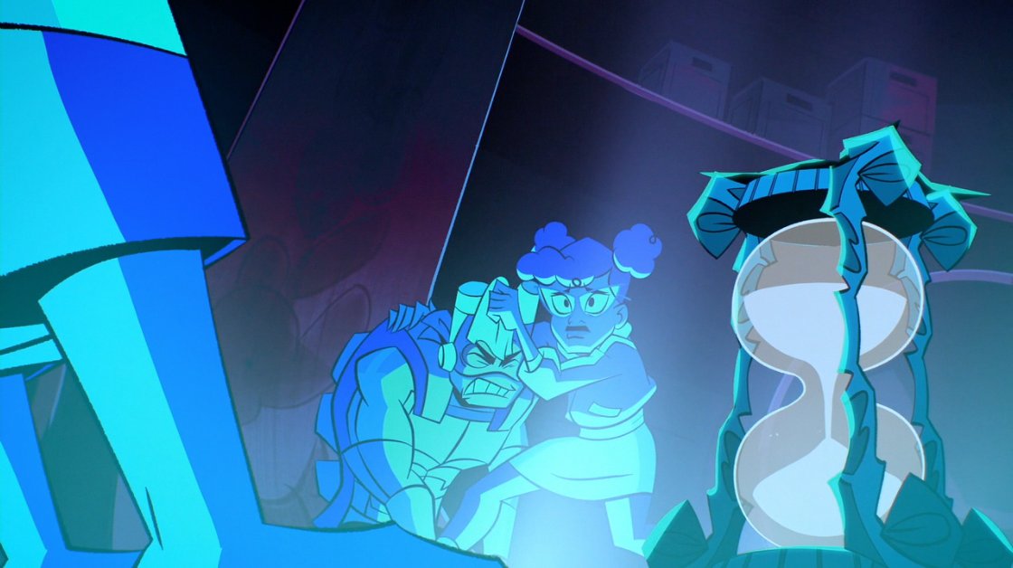 Oh god, he got a black eye the damage actually reflects on their real self  #RottmntFinale  #RiseoftheTMNT  #SupportRottmnt  @Nickelodeon  @NickAnimation