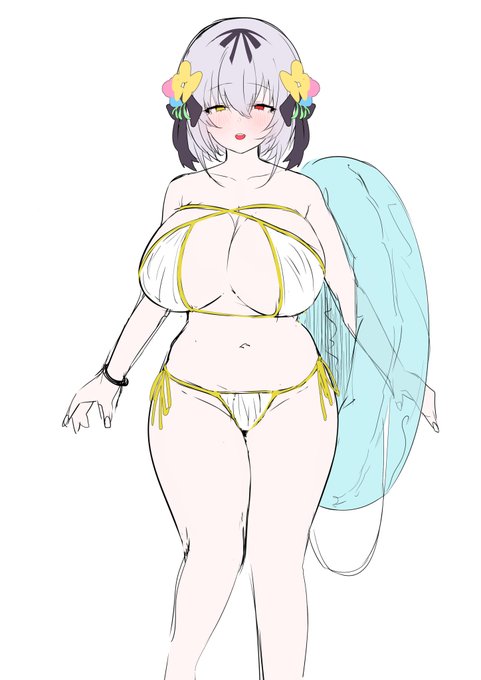 超かわいい水着資料がこちら。

※無断転載・無断利用お断り
※イラストはコミッションとして制作を依頼したものです
※みつどうえ先生に描いていただいてます! 