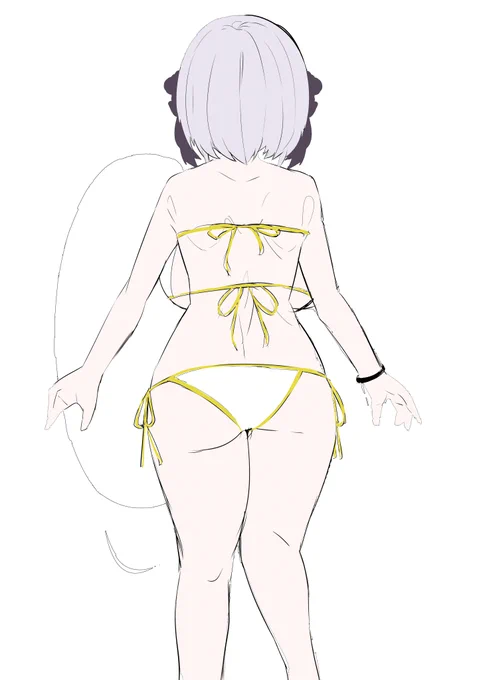 超かわいい水着資料がこちら。※無断転載・無断利用お断り※イラストはコミッションとして制作を依頼したものです※みつどうえ先生に描いていただいてます! 
