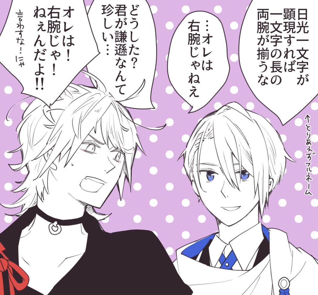 うちの本丸のちょーぎくんは何故かなんせんくんへの評価がすこぶる高いのでよく喧嘩の原因になる 