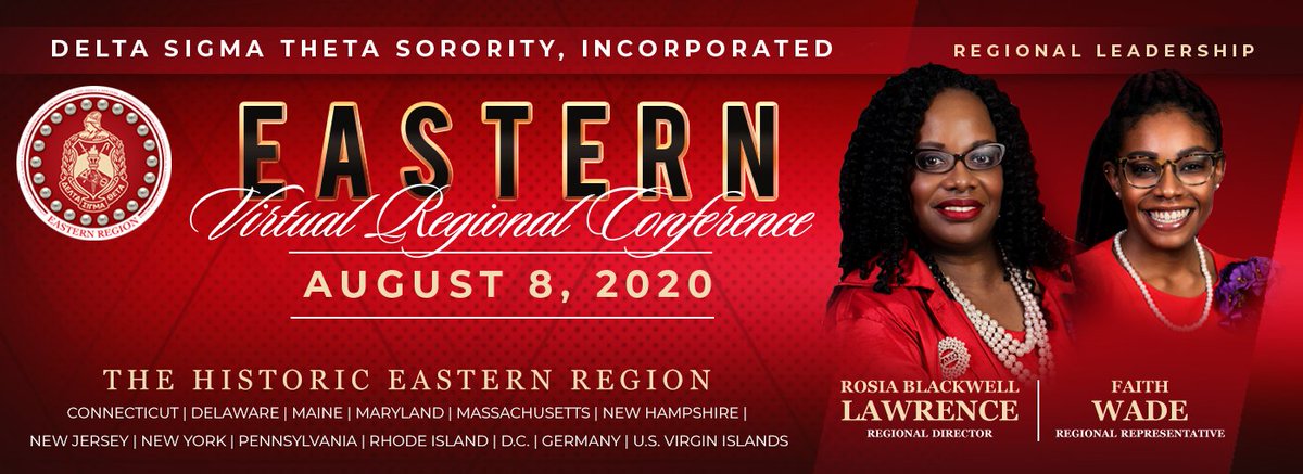 The final stop of our Virtual Regional Conference Cycle anchors us in THE EAST, where the Historic &amp; Dynamic sorors making up the Region's 143 chapters are First To Serve, First To Lead, First To Empower. #DSTVirtual2020 #EasternRegionDST #DST1913