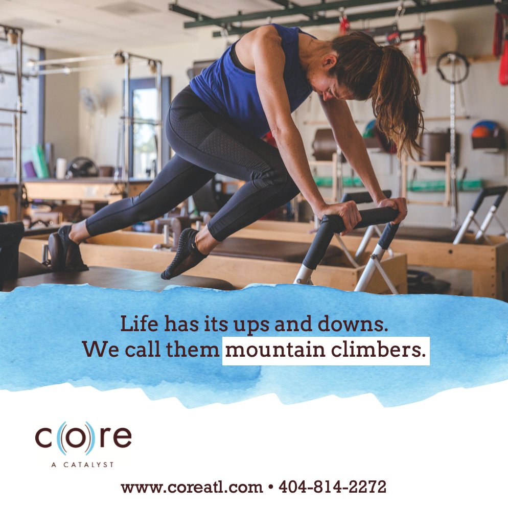 coreatlanta's tweet photo. Just like in Pilates and real life, when the road throws you a curve or mountain to climb, go with it and maintain that mind-body connection. When you disconnect it's easy to fall off course. https://t.co/dOguFvULOM