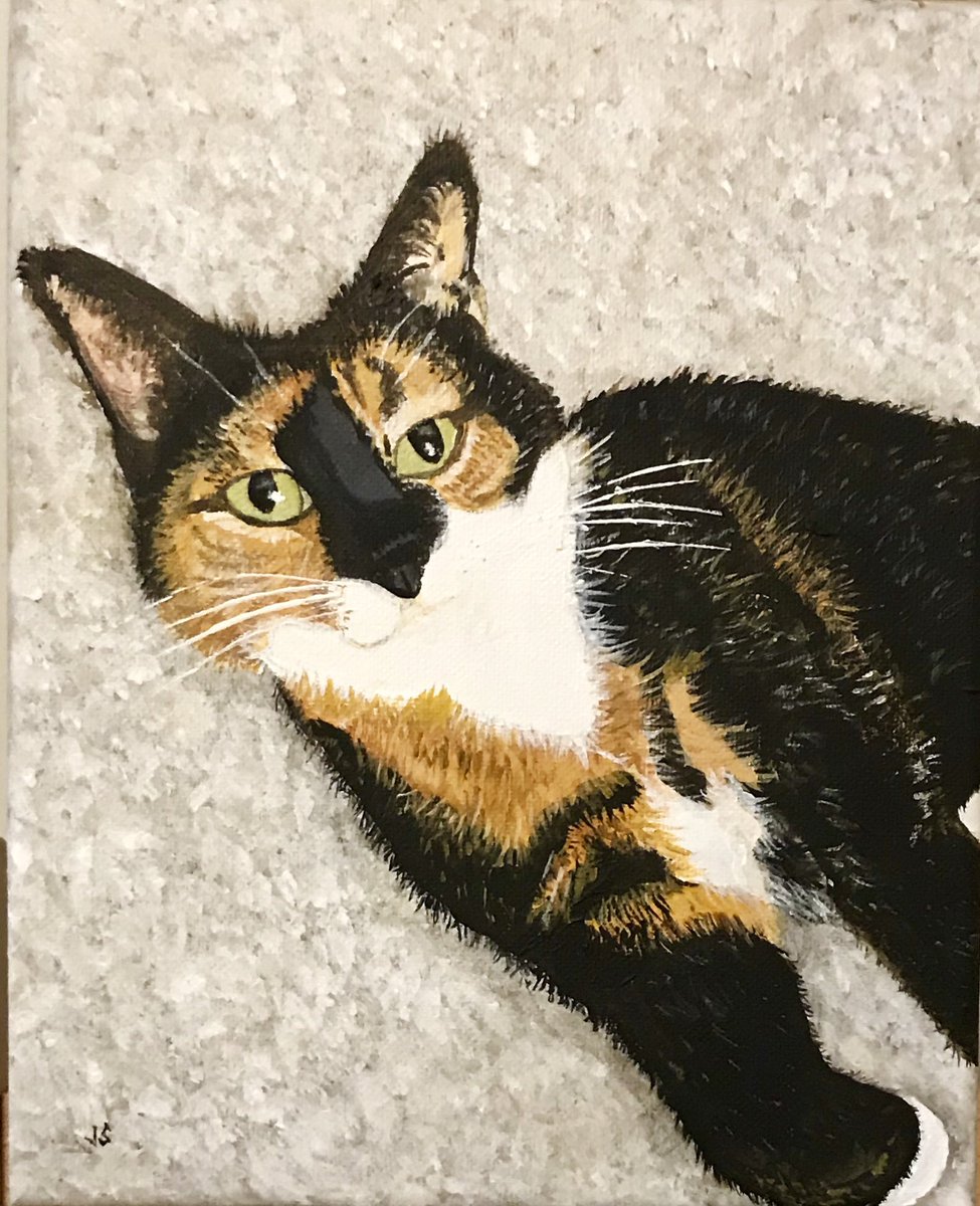 RT @JSilverStyle: Happy International Cat Day! This is Swisher! #handpainted #caturday #InternationalCatDay https://t.co/H3WNKDhZ1w