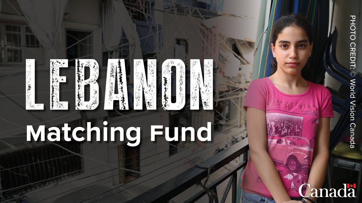 Canadians generosity in a crisis is remarkable. That is why we are announcing the #Lebanon Matching Fund. Every donation made by Canadians to members of Canada’s Humanitarian Coalition between Aug 4 -24, Canada will match. canada.ca/beirut