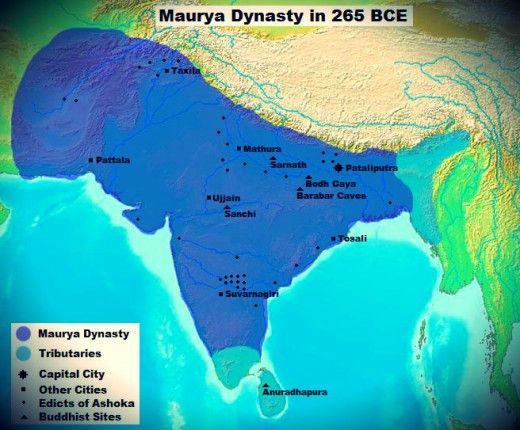 Thread- 8 -इतिहास-जीसस से भी लगभग 322 वर्ष पूर्व चन्द्रगुप्त मौर्य का साम्राज्य था जो अशोक के बाद तक चला तथा इसमे आज के भारत का बहुत बड़ा हिस्सा था | इसके बाद कनिष्क, सातवाहन, गुप्ता तथा चालुक्य-चोला शासको के समय भी भारत का बड़ा हिस्सा एक संस्कृति मे रहा..  #Tweet4Bharat