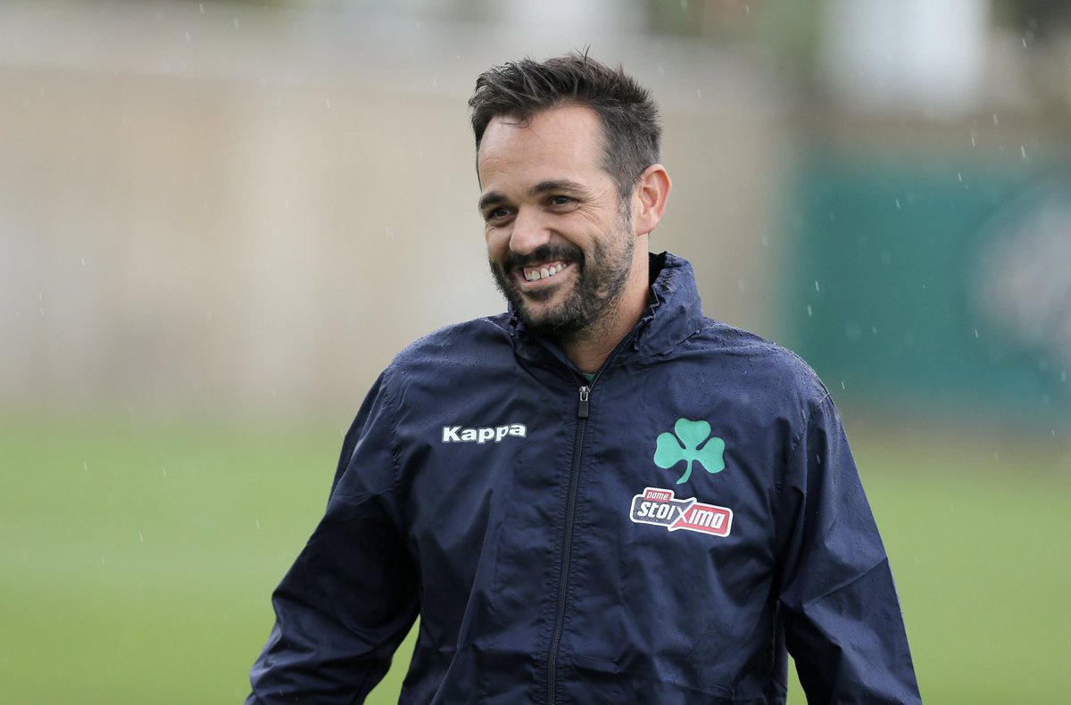 paofc_'s tweet photo. 1️⃣st training day for Dani Poyatos and his staff! #Panathinaikos #paofc20_21 #LikeGreens#Do https://t.co/Bce6wZLSax