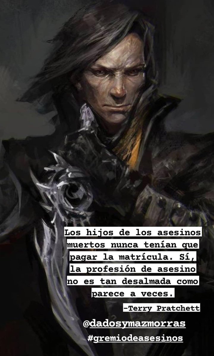 DadosyMazmorras's tweet image. Terry Pratchett fue uno de los grandes, y lo será por siempre. Es lo bueno que tiene ser un gran escritor: la bendita inmortalidad.

#TerryPratchett #humoringles #escritores #gremiodeasesinos