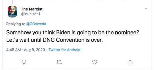 ThreadFast and short. @realDonaldTrump made absolutely sure that Biden would be the nominee.Why do I say that?