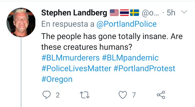 Every single time the Portland Police tweet lies about the protests, they attract commenters calling for extreme violence against the protesters. PPB knows exactly what it's doing. It is encouraging terrorist violence against protesters and it is doing it on purpose.