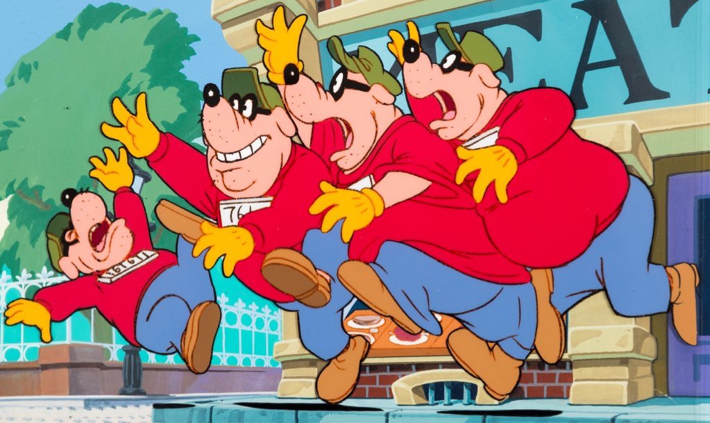 Michal on Twitter: "Look, I'm not trying to start anything, but the Beagle  Boys from Ducktales don't look like beagles. The Beagle Boys look like  someone took Pete from the goofy movies