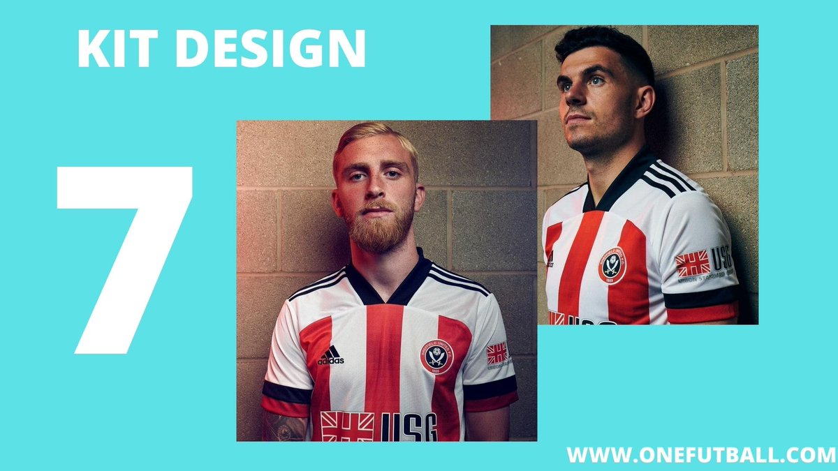 [7/10] Sheff United (Home)Those stripes Ahhhh! bring it on.the color combination suits prefectly for the bladesComplete Blog link in profile #PremierLeague  #SheffieldUnited  #FPL