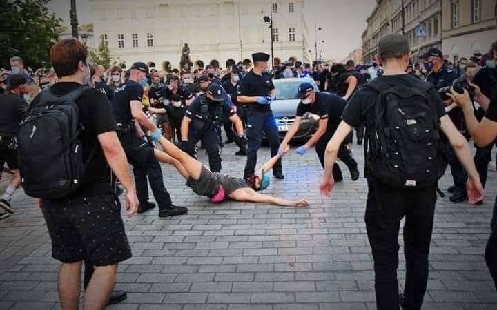+ from the street without any reason! This is what was happening! They also arrested Margot, one of the activists that is fighting for LGBTQ+ rights!