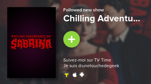 Unetouchederoux's tweet photo. Je viens d'ajouter Chilling Adventu... à ma bibliothèque ! #tvtime https://t.co/o8vYNImPru https://t.co/TLpuKihkXG