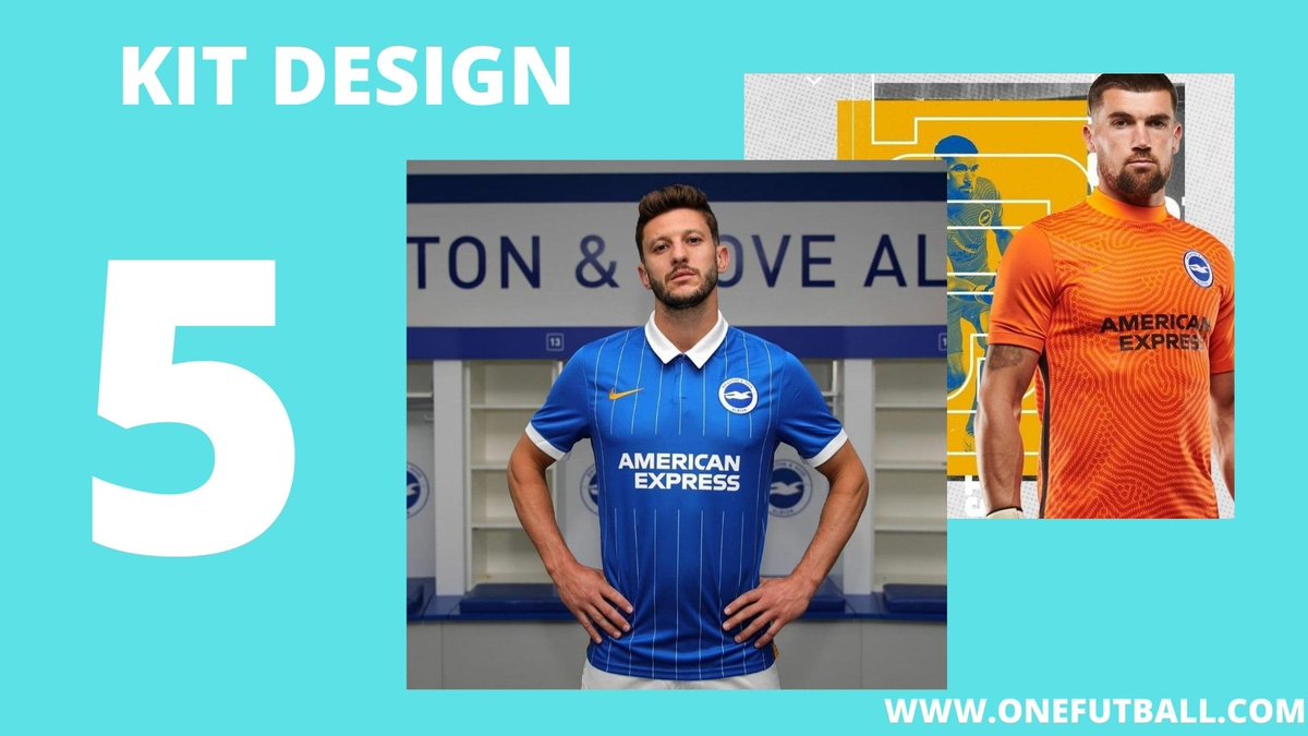 [5/10] Brighton (Home)Surprise? u dont see that thin stripes with collar?That goalkeepers kit thou!!Complete blog link in profie #PremierLeague  #Brighton  #FPL