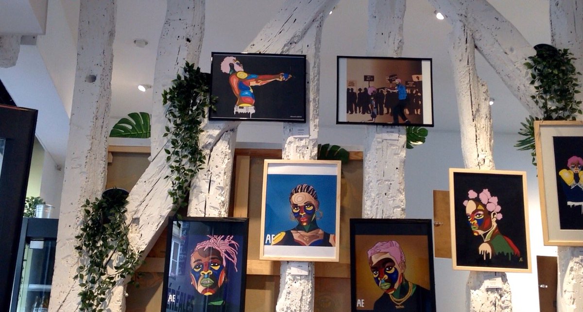 blksmkk_mag's tweet photo. [ EVENTS ] Retour en image sur l'exposition de @ALEXANDRELENGA. Good Time, Good Vibes, Good People.. 
__
#blksmkkevents #expo #exposition
#art #STREETART #popart https://t.co/SSmorGB7tp