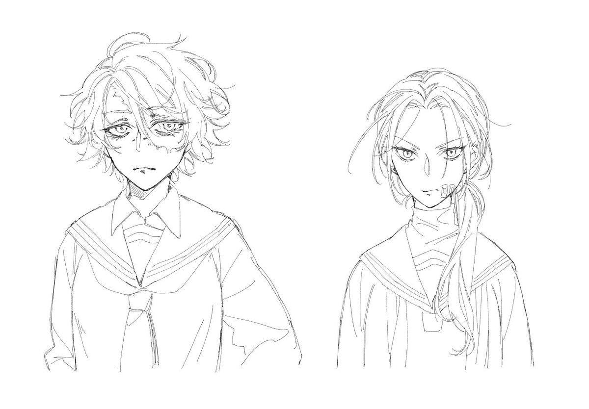 can't think of anything to draw so... well ya know who genderbender gakuen AU 