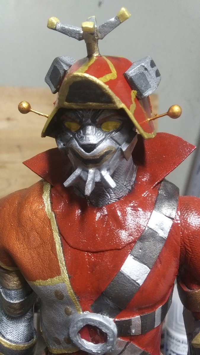 ZeltraxMilleniu's tweet photo. I seriously wasn't expecting to finish this project today.
Now, for Morphicon to swing around so I can give this to him in person, it's @CampbellCooley's personal Scrozzle figure!
The base is a Titan Hero Series Black Panrher.
#PowerRangers #Beast morphers #PwrPic https://t.co/zJTCpjBHz3