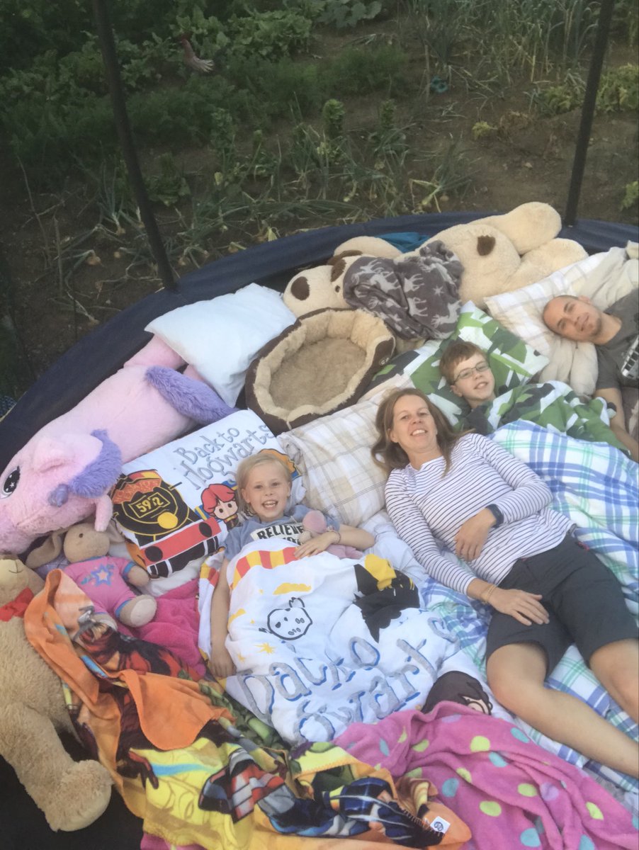 PaulOnions's tweet image. #MyStaycation #irissoftwaregroup Sleeping under the stars on our trampoline tonight after a delicious BBQ. Hoping to see some wildlife.