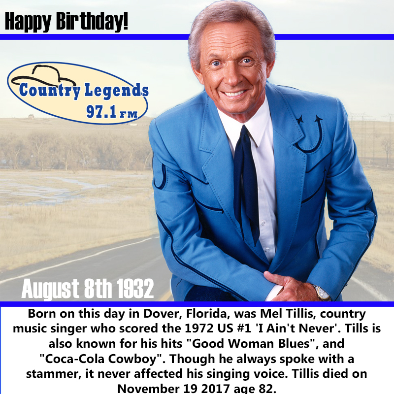 Happy Birthday Official Mel Tillis ! 