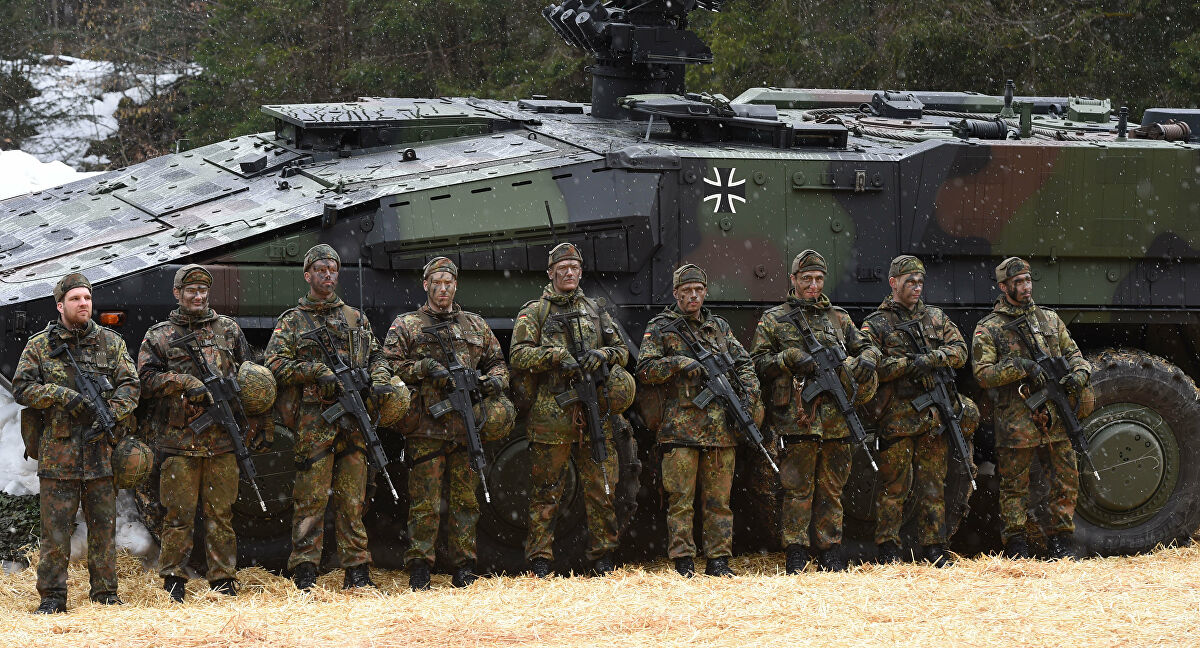 18) Budget: $40.2 bnActive frontline personnel: 179,046Tanks: 408Aircraft: 663Submarines: 4Post German reunification in 1990, German Army has been employed in peacekeeping operations worldwide & since 2002 also in combat operations in  as part of NATO's ISAF.