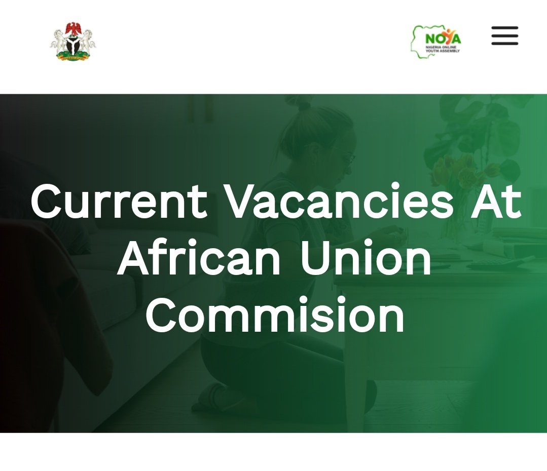 Apply for current vacancies at the African Union Commission. #GotWhatItTakes? Click on link to find out more   noya.ng/auth/Opportuni…