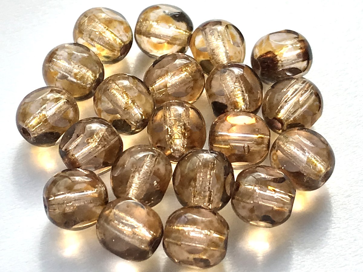 BeadService's tweet image. Pale Pink Picasso 6mm Round 4 Sided Window Cut Czech Glass Jewellery Beads by BeadService etsy.me/33E6n4D via @Etsy