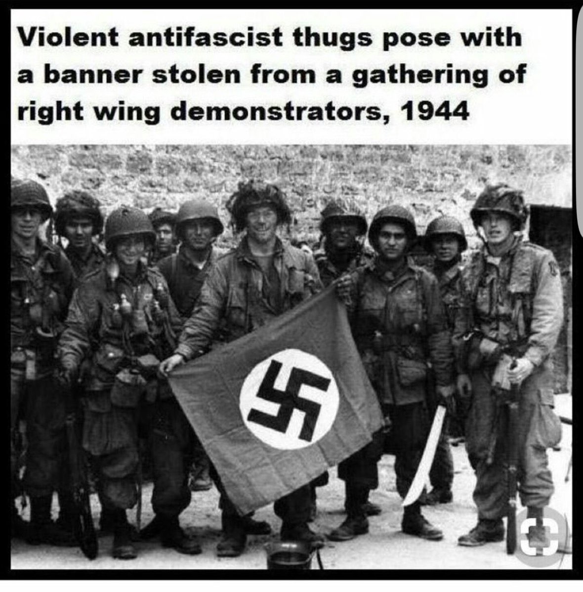 Apparently, the way you fight fascism is to block people on twitter. I thought these guys, who are often compared to the Hitler-fighting soldiers of WWII, would have thicker skin.