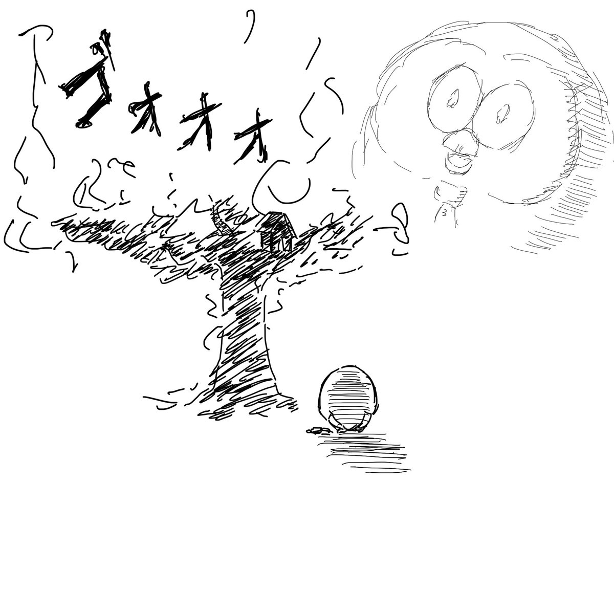 家を燃やされるモクロー ナベクロの漫画