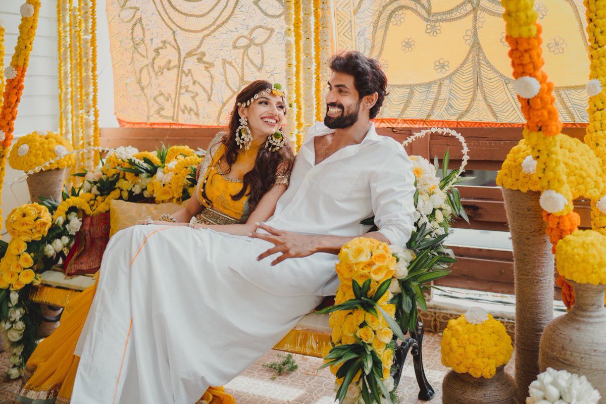 Congratulations on your wedding @RanaDaggubati & Miheeka!! Wishing you both a lifetime of love and happiness 😊