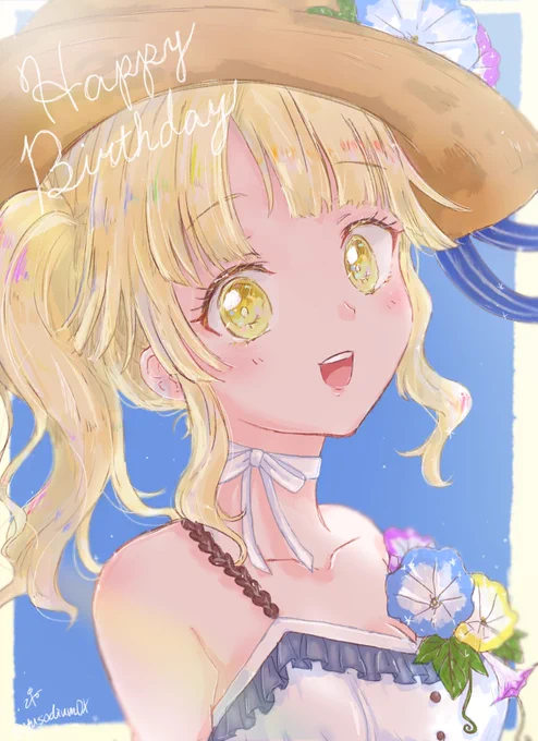 #弦巻こころ誕生祭2020 
#弦巻こころ生誕祭2020 
お誕生日おめでとう!!これからもハロハピと世界を笑顔にしてください?イエーイ! 