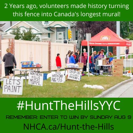 NorthernHills's tweet photo. 30+ aspiring artists 🎨
800+ volunteers🧑🤝🧑
✨Heart, passion, inspiration came together to create Canada’s longest mural. Thanks to all who scraped, painted & volunteered to make the mural come to life.✨
#HuntTheHillsYYC #YYCCA #northernhillscommunity #YYCnorth #NHMural https://t.co/7u33Qr6gJ8