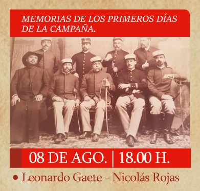 MuseodePlacilla's tweet photo. Hoy, 1° Charla "Memorias de los primeros días de la Campaña" de la 2° Ruta Guerra Civil de 1891. Transmisión por Fanpage de Aconcagua Recreación e Investigación Histórica #GuerraCivil #año1891 #BatalladePlacilla https://t.co/Xti7DVfLt8